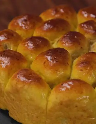 Ricetta Danubio alla zucca ripieno di funghi e gorgonzola di altacucina