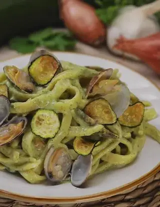 Ricetta Scialatielli alla crema di zucchine e vongole, con zucchine fritte di pastagarofalo