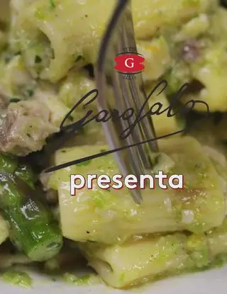 Ricetta Mezze maniche rigate alla crema di asparagi con pesce spada di pastagarofalo