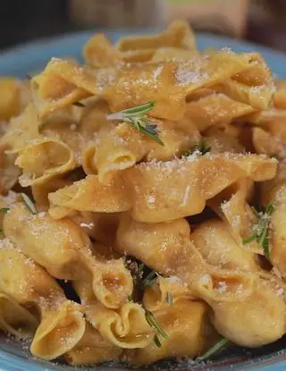 Ricetta Caramelle di pasta alla zucca ripiene di merluzzo di alcenerobiologico