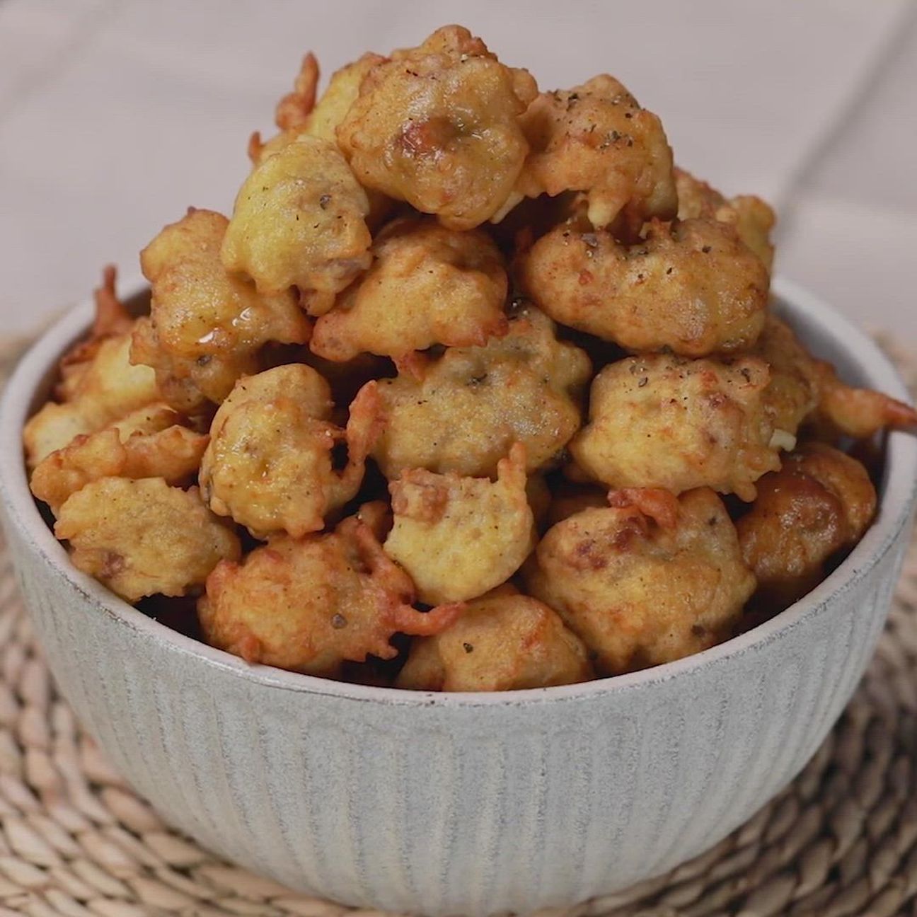 Frittelle patate e guanciale in bottiglia