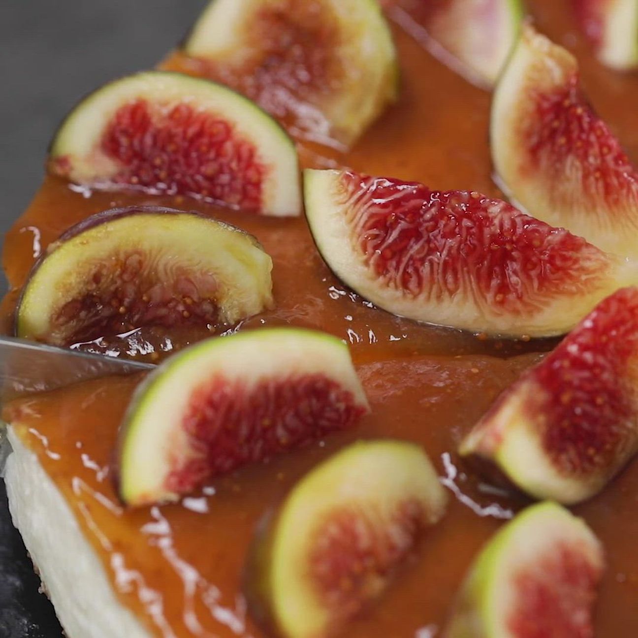 Cheesecake ai fichi e amaretti