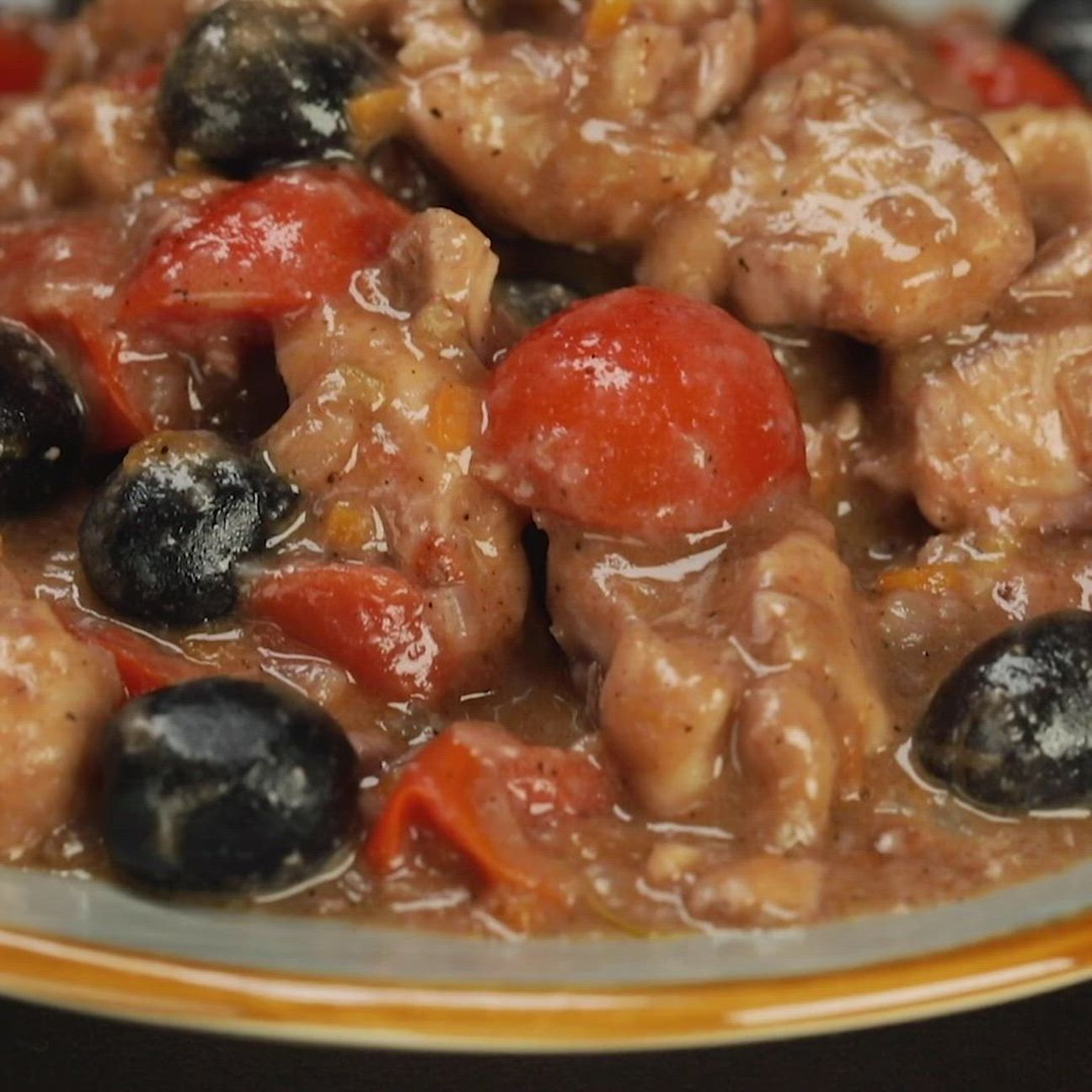 Bocconcini di pollo alla cacciatora