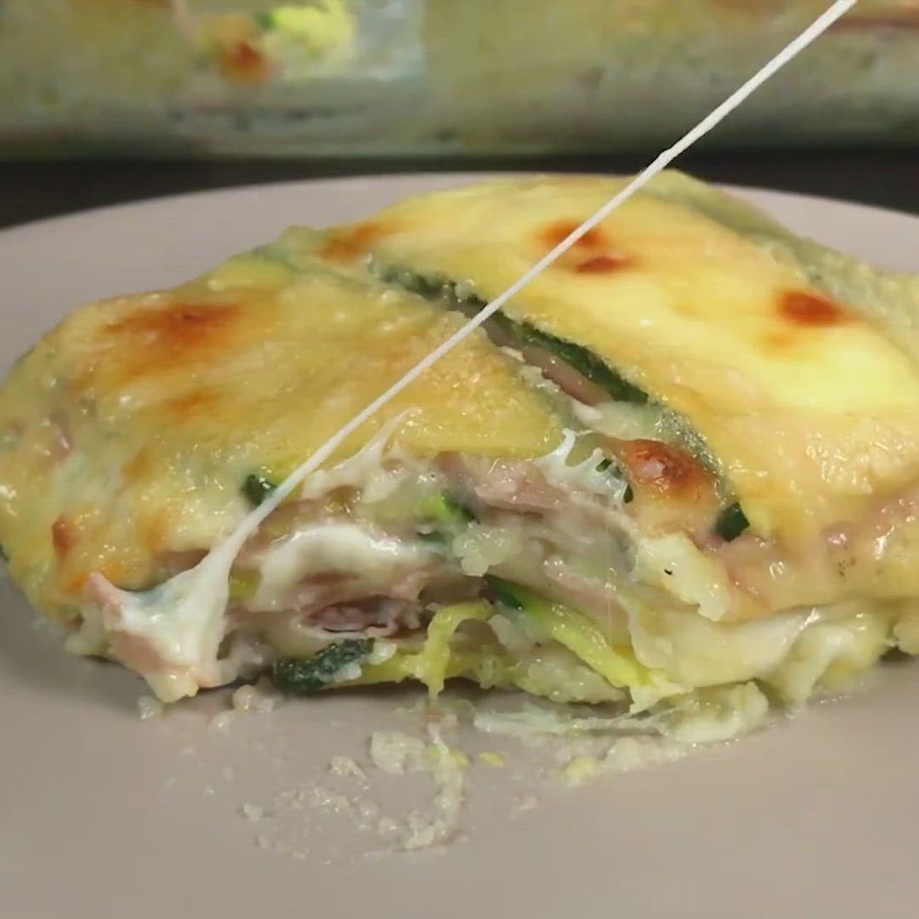 Parmigiana bianca di zucchine