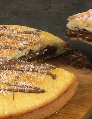 Ricetta Torta magica cocco e Nutella di altacucina