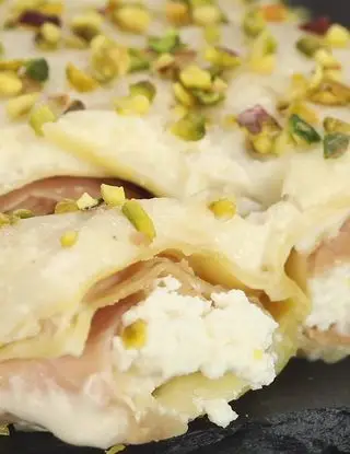 Ricetta Cannelloni con ricotta, mortadella e pistacchi di altacucina