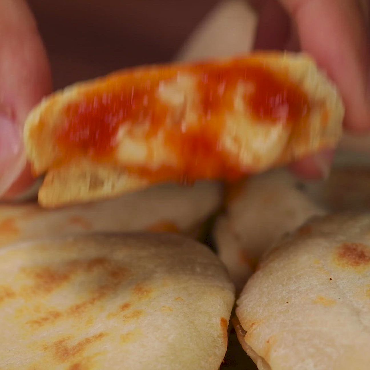 Focaccette ripiene in padella