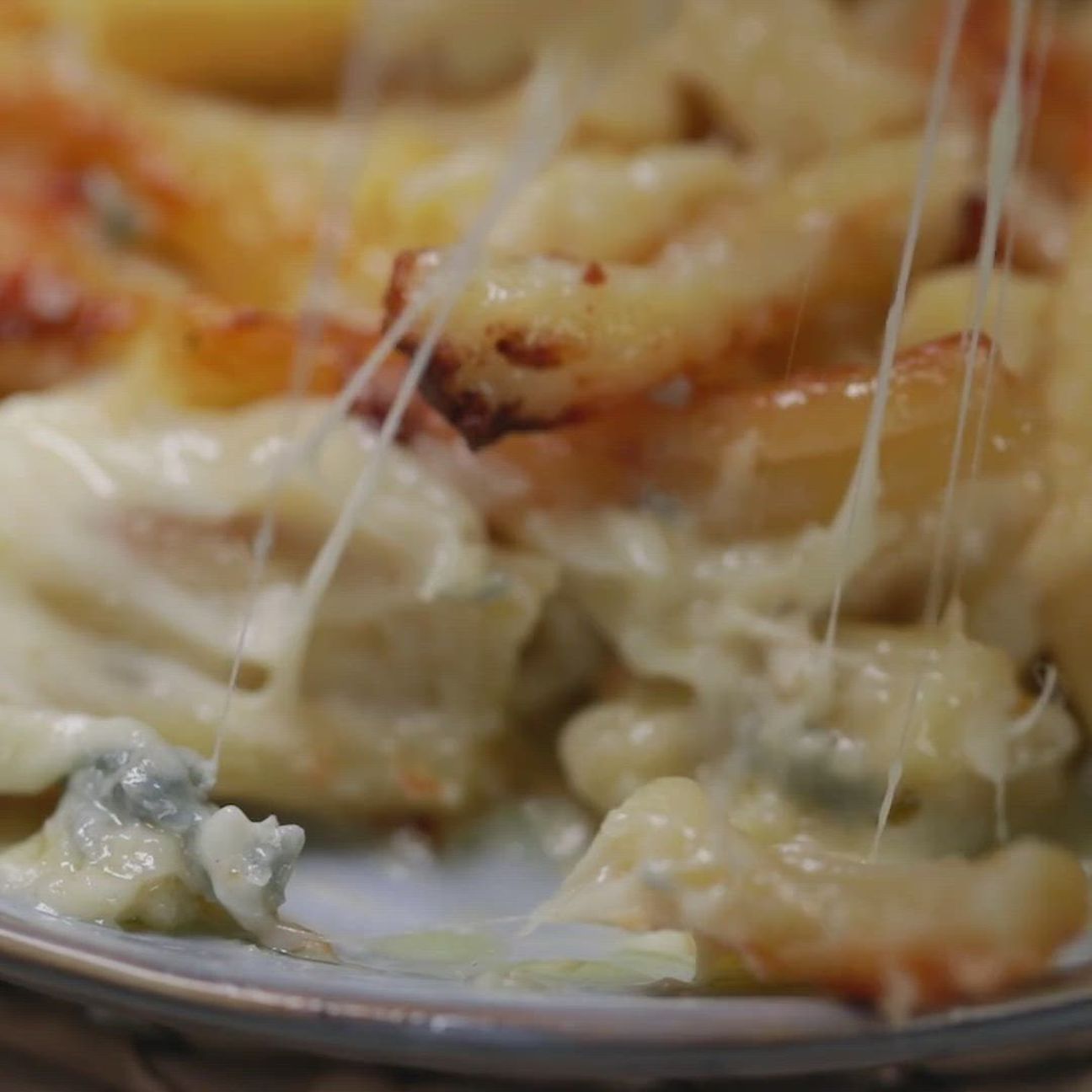 Pasta al forno ai quattro formaggi
