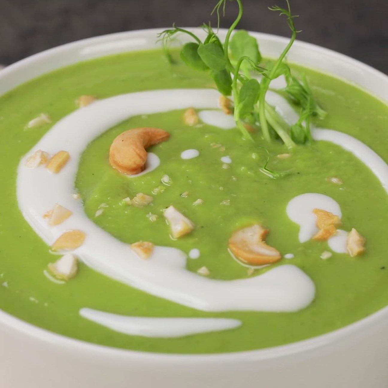 Crema di porri e piselli
