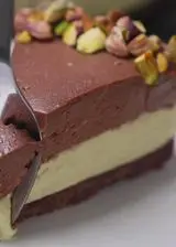Ricetta Torta doppia pistacchio e cioccolato