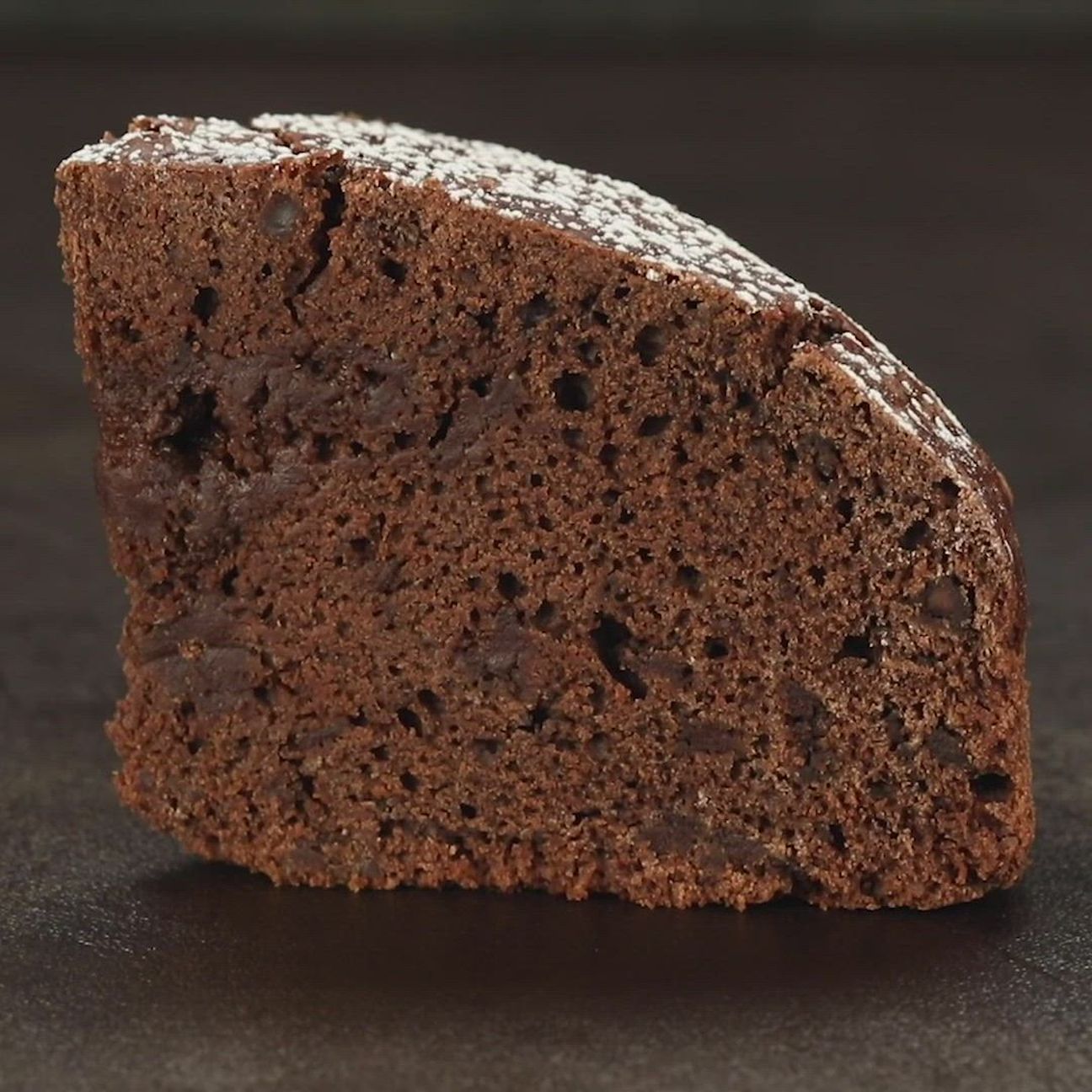 Torta all’acqua cacao e cioccolato