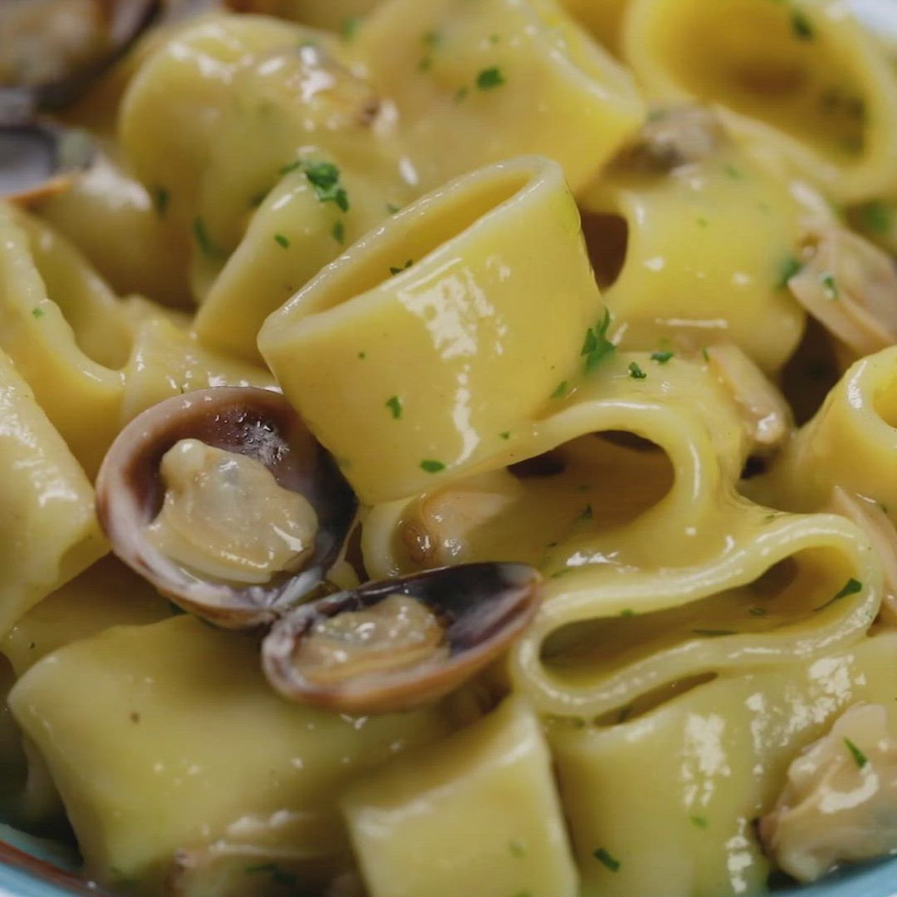 Pasta, patate e vongole
