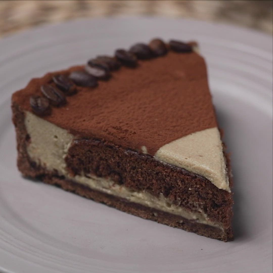 Crostata con crema diplomatica al caffè
