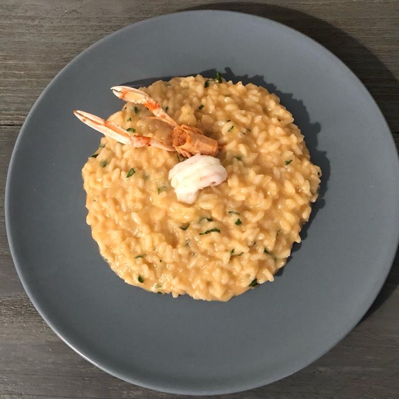 Risotto alla crema di scampi