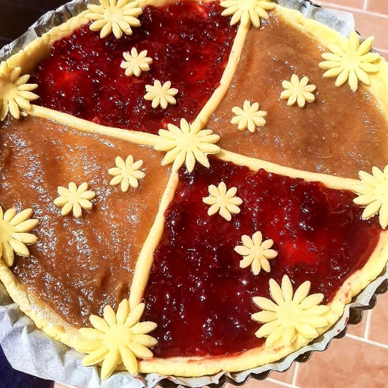 Crostata bicolore