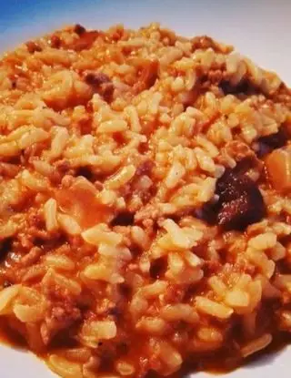 Ricetta Risotto ai funghi e salsiccia al profumo di rosmarino di manu1987