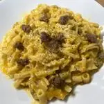 Ricetta Pasta mista con crema di zucca, scamorza e salsiccia