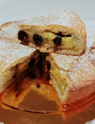 Ricetta Crostata crema e amarene di lacerchiadeigolosi