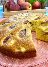 Ricetta Torta di pesche e latte di mandorle