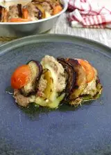 Ricetta Melanzane con carne e patate al forno