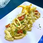 Ricetta Pasta con totani e fiori di zucca