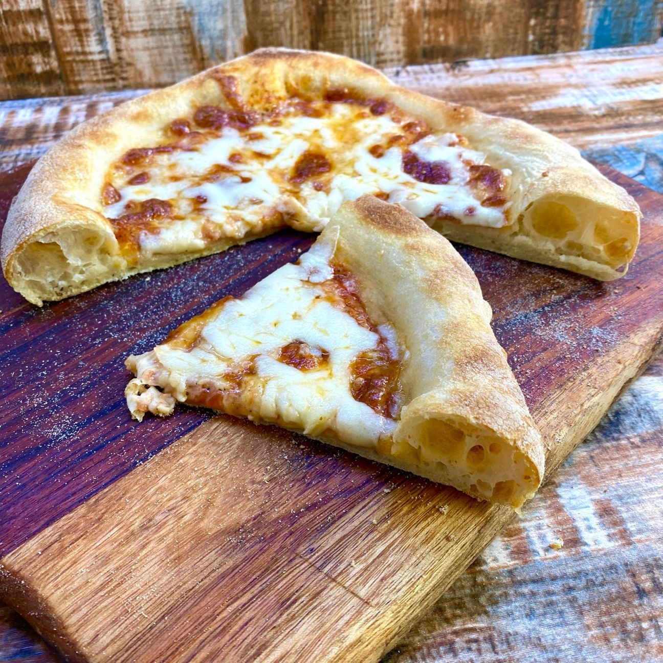 Pizza leggera con lievitazione mista