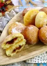 Ricetta Bomboloni al forno o fritti ripieni di confettura