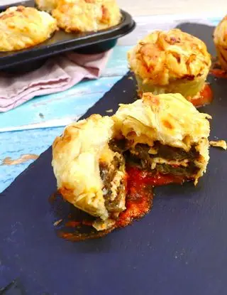 Ricetta Tortino di sfoglia con melanzane alla parmigiana di _animaincucina_