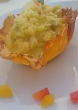 Ricetta Risotto in crosta di parmigiano