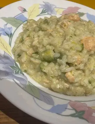 Ricetta Risotto zucchine e salmone con Philadelphia di GabryeMamaLudo