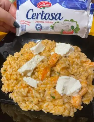 Ricetta Risotto ai gamberi di mazzara e fumè di Certosa con profumo di limoni di amalfi di GabryeMamaLudo