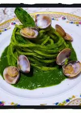 Ricetta Tonnarelli con Vongole e Cime di Rapa