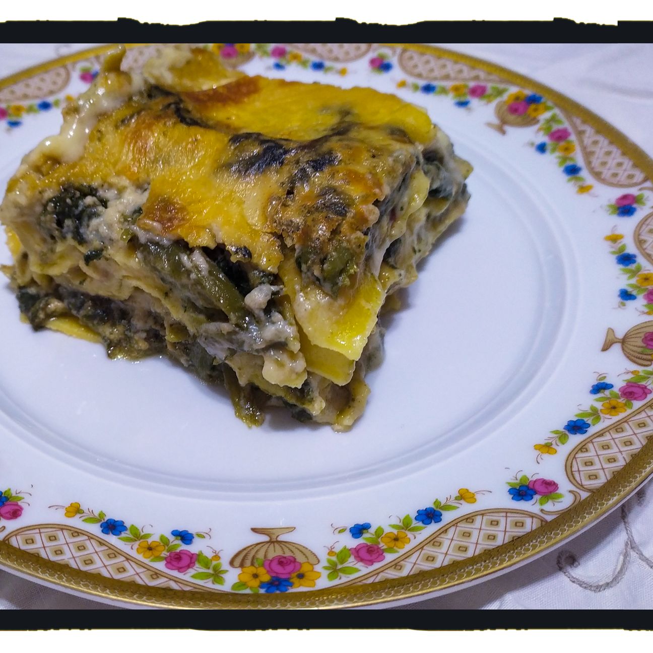 Lasagne con Borragine Selvatica e Pesce Spada