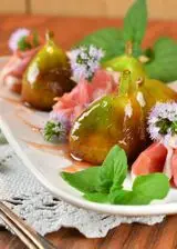 Ricetta Fichi caramellati con roselline di prosciutto