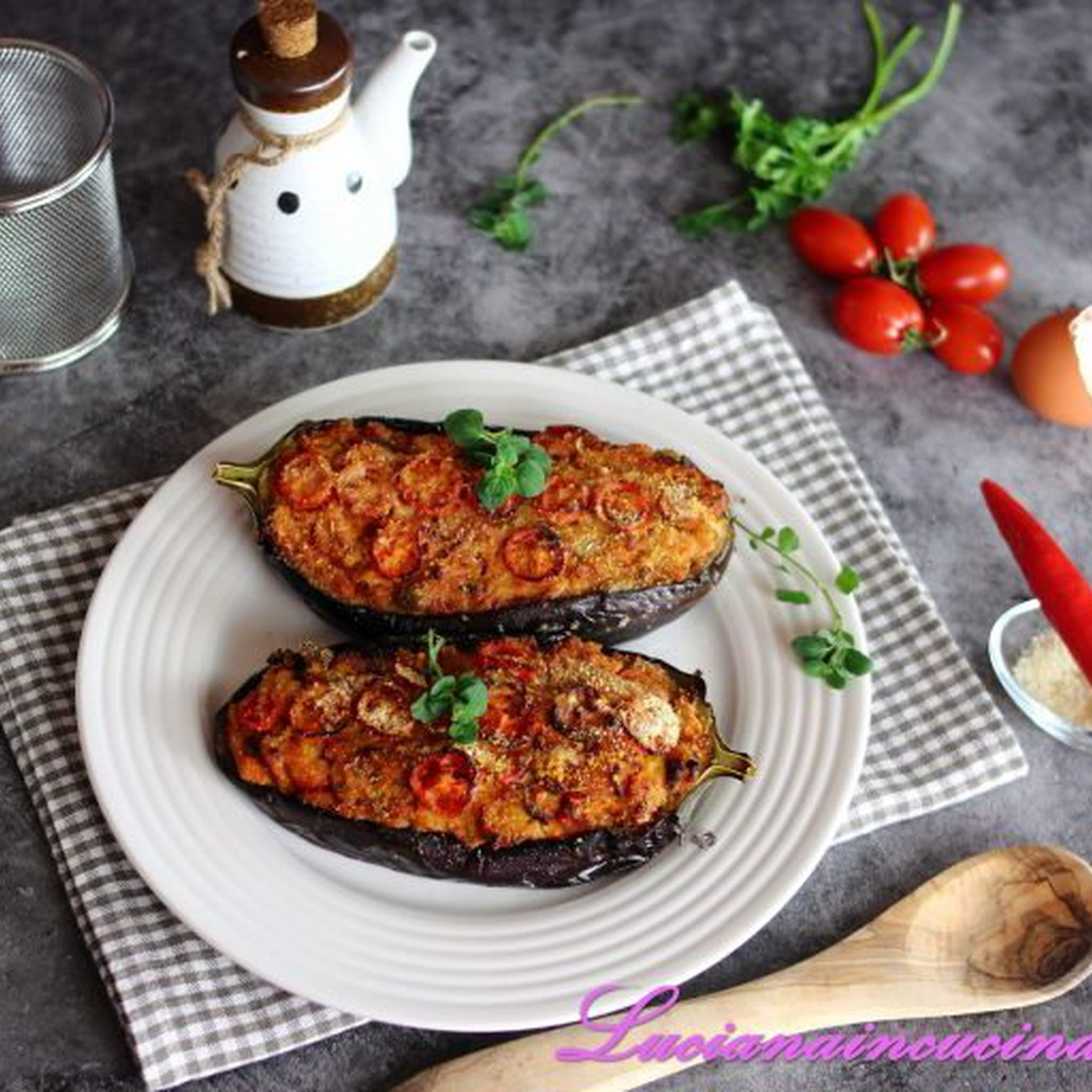 Melanzane ripiene al forno