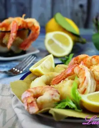 Ricetta Fritto di calamari e gamberi  di lucianaincucina