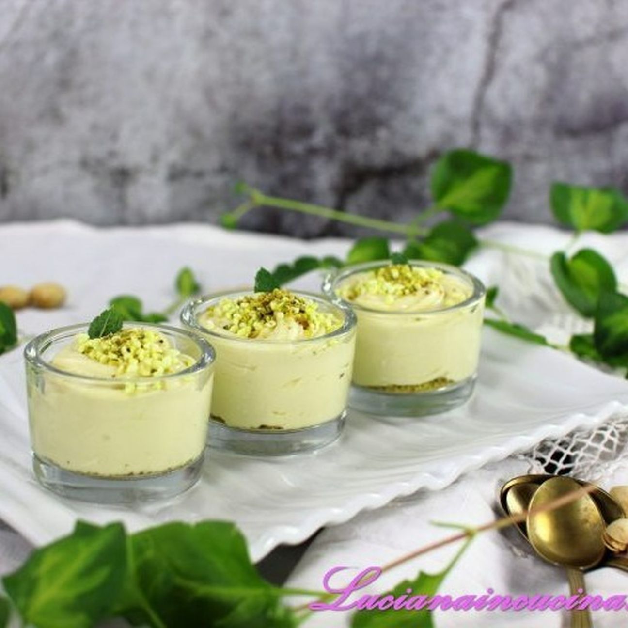 Mousse al pistacchio