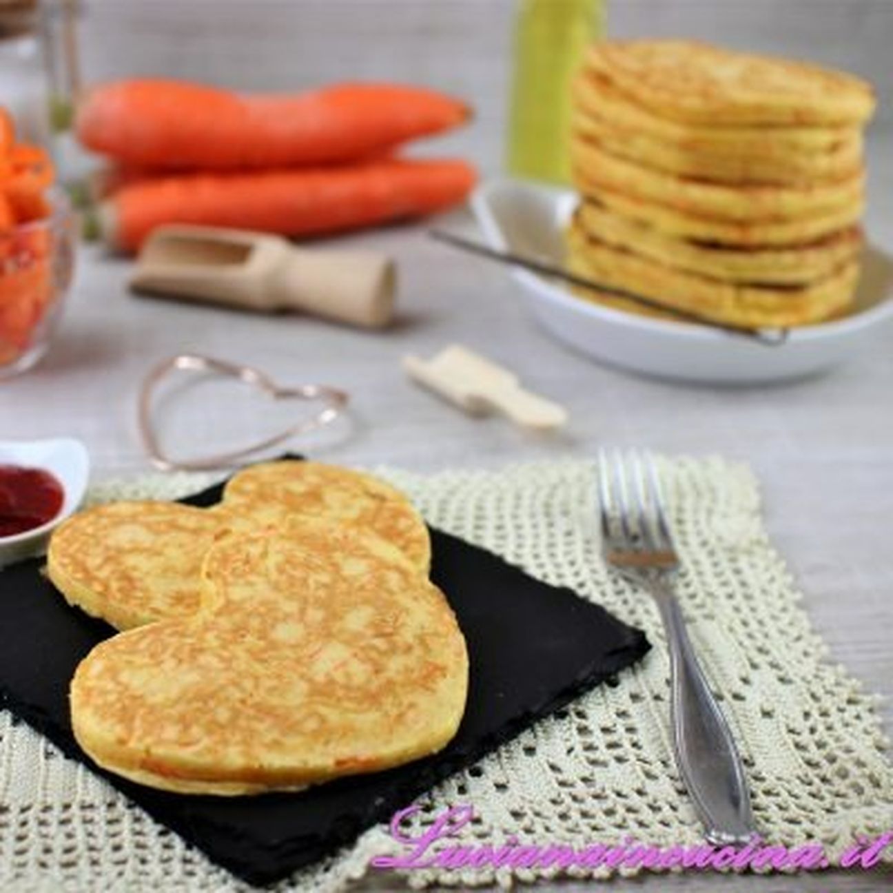 Pancakes alle carote