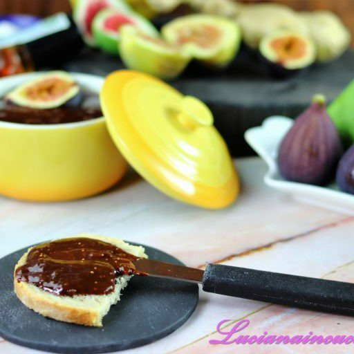 Marmellata di fichi cioccolato e rum