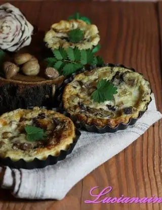 Ricetta Tartellette al radicchio e castagne di lucianaincucina