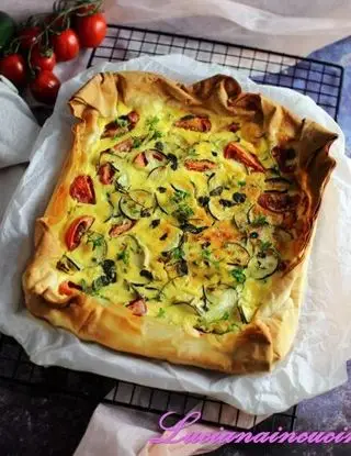 Ricetta Torta salata con verdure e formaggio di lucianaincucina