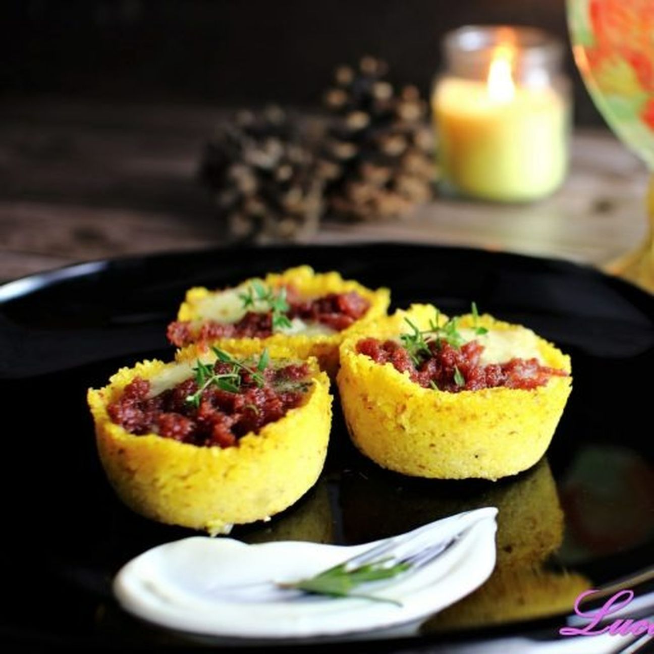 Cestini di polenta