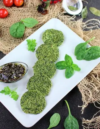 Ricetta Veggie burger di spinaci di lucianaincucina