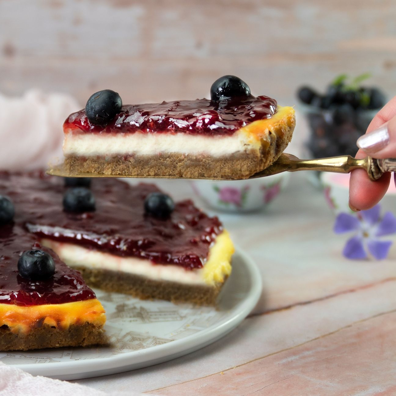 Cheesecake con la ricotta