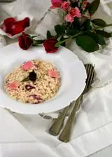 Ricetta Risotto ai petali di rosa