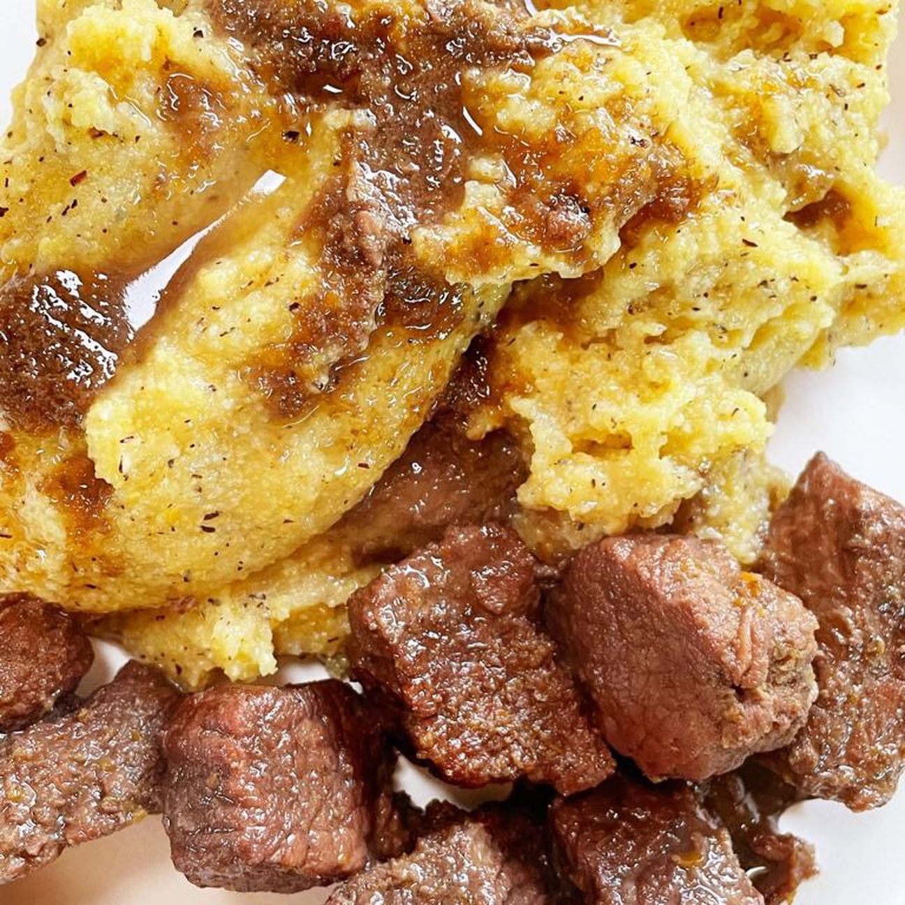 Polenta e spezzatino