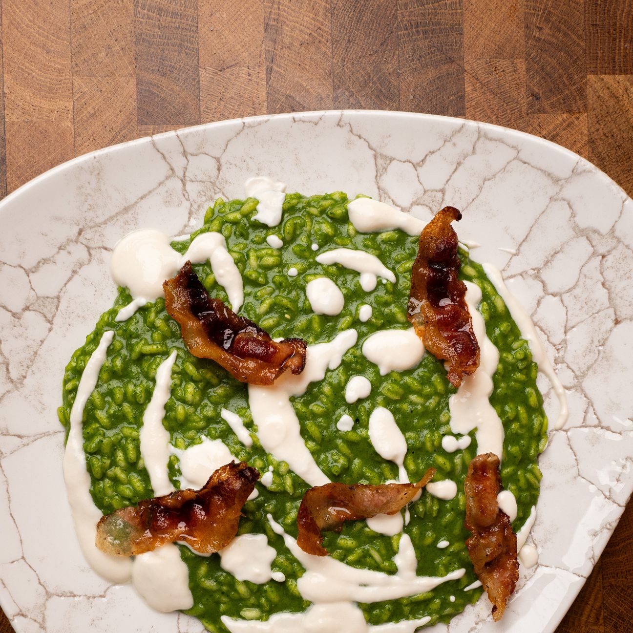 Risotto cime di rapa e guanciale