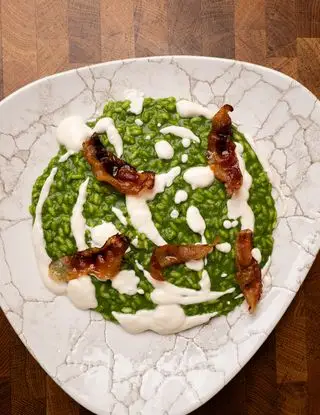 Ricetta Risotto cime di rapa e guanciale di pecorinoromano.dop