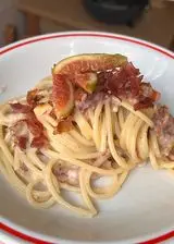 Ricetta Pasta fichi, speck e zola