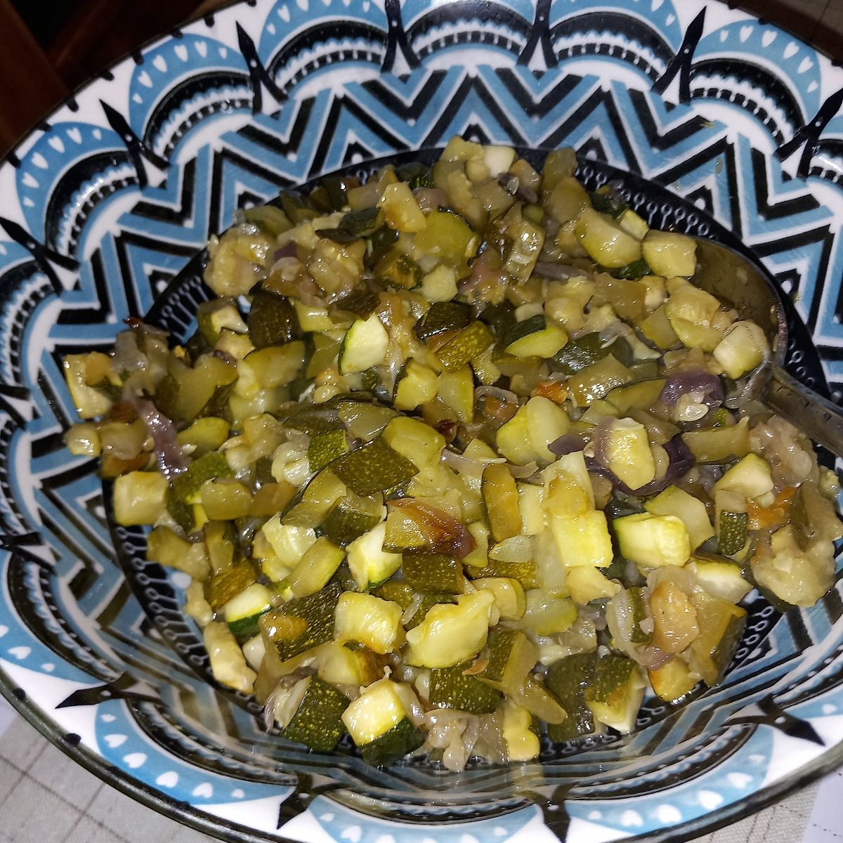 Zucchina con cipolla di tropea